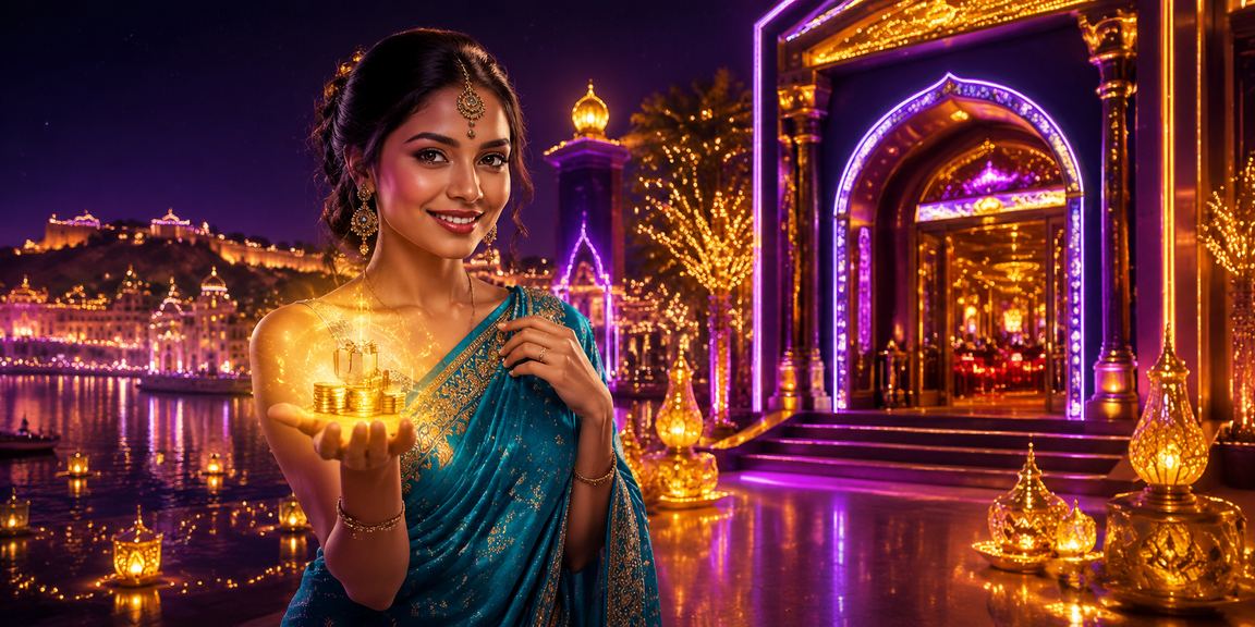 Jaipur entertainment casino with player in saree